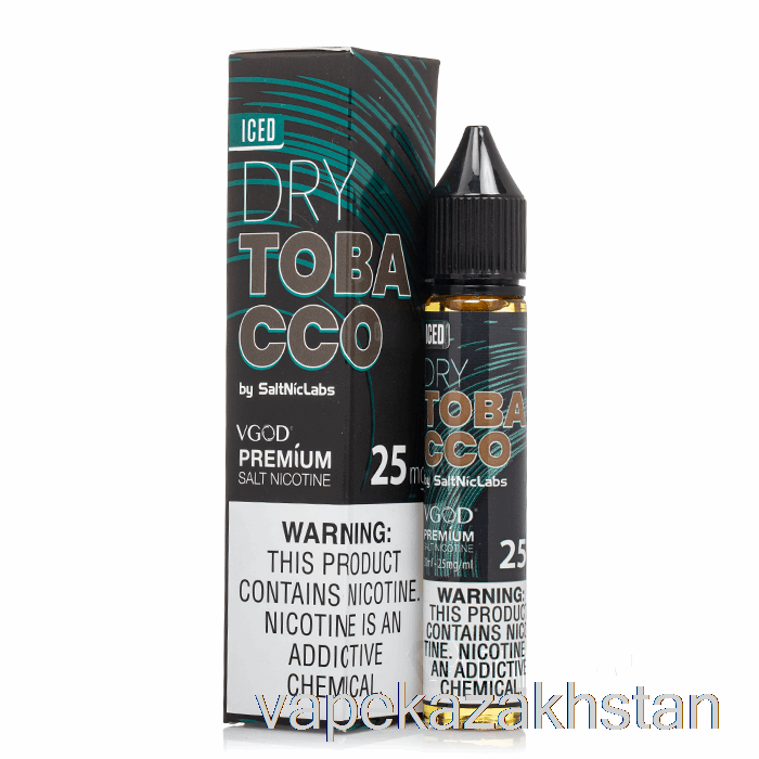 Vape Kazakhstan Iced Dry Tobacco - VGOD SaltNic - 30mL 25mg